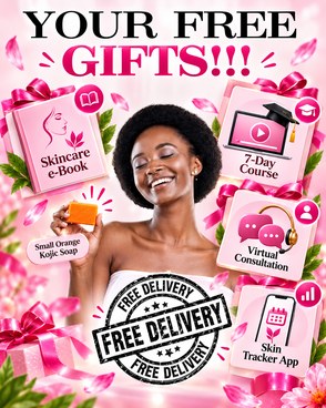 Digital skincare bonuses and free delivery